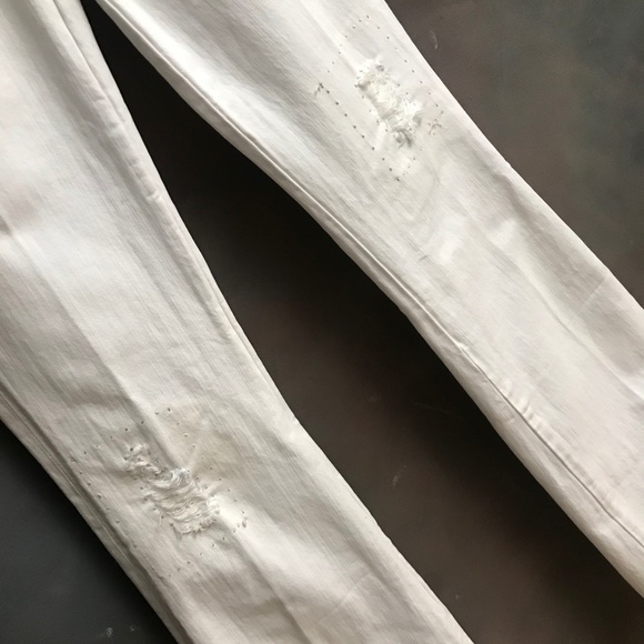 7FAM Jeans Boot Leg Flare Rhinestones - Picture 4 of 8